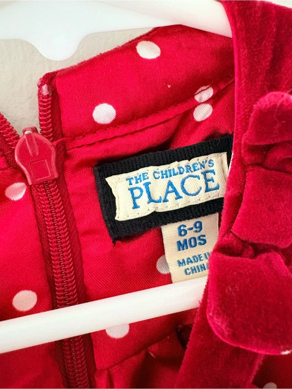 The Children's Place Red & Gray Houndstooth Sundress